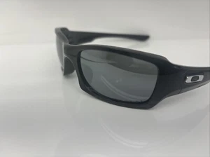 Authentic OAKLEY Fives Squared OO9238-04 Black Grey Polarized 54m Sunglasses - Picture 1 of 9