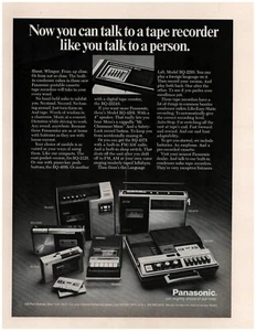 1972 Panasonic Tonbandgerät Lineup Original Printanzeige ~ schneller Versand ~ - Bild 1 von 1