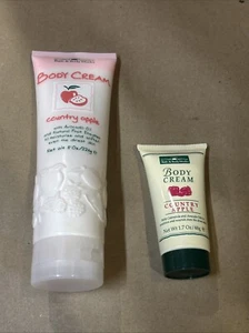 90s Vintage Bath & Body Works Country Apple Body Cream 8Oz Avocado Oil Lot - Picture 1 of 7