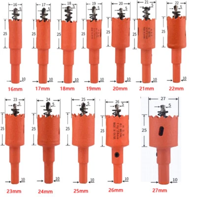 Lochsäge Bi-Metall Ø16mm - 250mm, Lochkreissäge Bohrkrone Kreisschneider - Bild 1 von 3