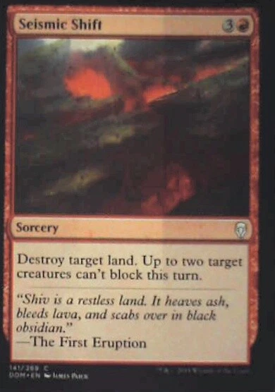 Seismic Shift - Dominaria: #141, Magic: The Gathering Nm R128 - Image 1 of 1