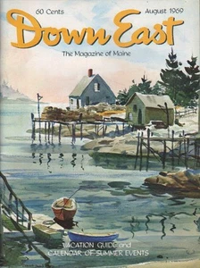 Down East Maine Magazine 1969 August Ken Roberts Arundel/Northeast Harbor - Foto 1 di 3