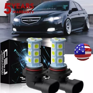 9005 Bright LED Daytime Running Light DRL Bulbs For Acura TL RL ILX TSX RDX MDX - Picture 1 of 14