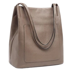 Kattee Leather Tote Bags for Women Soft Genuine Leather Purses and Handbags S... - Picture 1 of 7