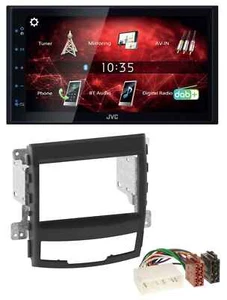 JVC DAB USB Bluetooth 2DIN MP3 Autoradio für SSangYong Korando 10-13 - Bild 1 von 5