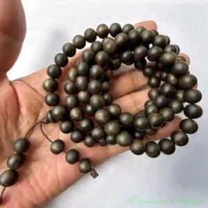 Vietnam Sinking Qinan Kynam Kyara Kinam Agarwood 8mm 108 Prayer Beads Juzu #1760 - Picture 1 of 21