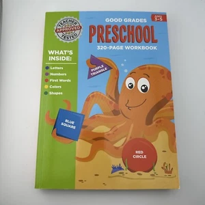 Good Grades Preschool 320-Page Educational Workbook | Ages 3 - 5 | - Picture 1 of 8