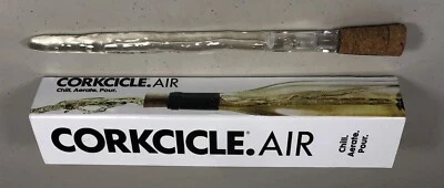 Corkcle. Vertedor de botellas de vino de aire reutilizable, LEER Foto 1 de 4