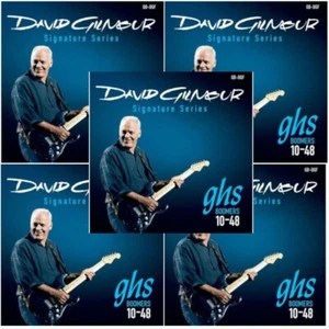 GHS Guitar Strings 5 Sets David Gilmour SIgnature Blue Strat Set 10-48 - Picture 1 of 6