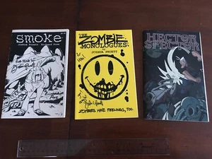 RARE, SIGNED, Sketbooks by Joshua Pruett & Richard Pose - Smoke, Zombie, Hector - Picture 1 of 8