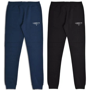 Chándal Lambretta para Hombres Logo Joggers Forrado de Vellón Pantalones para Correr Pantalones - Imagen 1 de 15