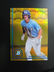 2024 Bowman Heritage Carson Williams RC Gold /50 - Picture 1 of 2