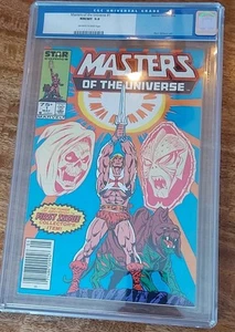 MASTERS OF THE UNIVERSE #1 GRADED CGC 9.8 NEWSTAND MARVEL 5/86 HE-MAN *READ* - Imagen 1 de 9