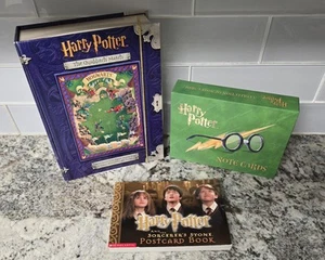 Lote Harry Potter - Tarjetas de notas, rompecabezas de Quidditch y postales - Imagen 1 de 12