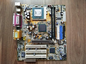 Socket 370 motherboard + Intel Celeron 1200Mhz CPU and 128MB RAM - Picture 1 of 12