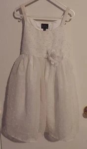 Lilt solid white girls Dress - Picture 1 of 5