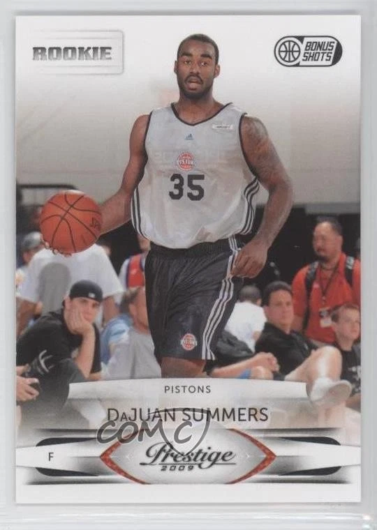 2009-10 Panini Prestige Bonus Shots Black /10 DaJuan Summers #234 Rookie RC - Image 1 of 2
