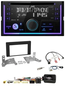JVC Lenkrad USB 2DIN DAB Bluetooth CD Autoradio für Toyota Aygo ab 22 AB7 schwar - Bild 1 von 11