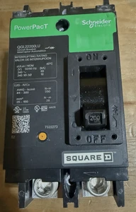 INTERRUTTORE 2 POLI QUADRATO D QGL22200LU QG 200 240V 200A 65K - Foto 1 di 8