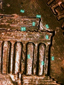 1960 D LINCOLN CENT. 9 PIECE PROGRESSION OF IDB Caused By Wicked Die Clashes.  - Picture 1 of 24