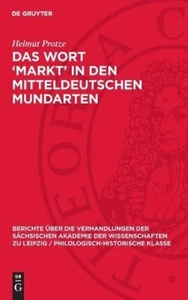 Helmut Protze Das Wort 'Markt' in Den Mitteldeutschen Mun (Hardback) (US IMPORT) - Picture 1 of 1