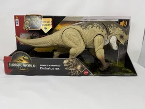 Jurassic World Rebirth Distortus Rex Action Figure 22 Inch Rumble N Rampage Toy - Picture 1 of 5