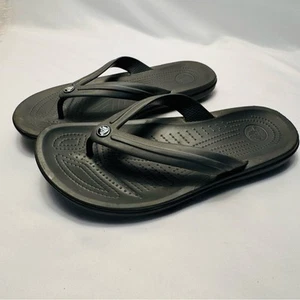 Crocs Flip Flops Sandals Crocband Flips Classic Thong Size Mens 10 Womens 12 - Picture 1 of 8
