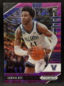 Saddiq Bey 2020 Panini Prizm Draft Picks #19 Pink Wave Prizm Rookie (RC) - Foto 1 di 2