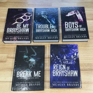 Meagan Brandy Books Set of 5 Autographed Signed Brayshaw High Series Hardcover - Picture 1 of 15