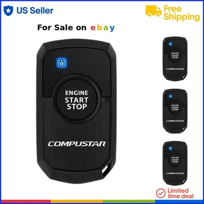 Remote Control Ergonomic Radio Frequency Black 1000 Feet - Image 1 of 4