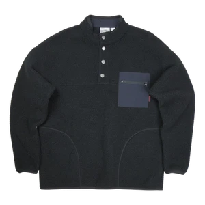 Gramicci Herren Fleecepullover Boa Nylonbesatz S schwarz - Bild 1 von 4