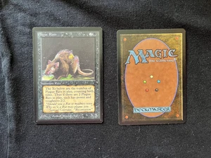 Magic the Gathering Plague Rat X2 Beta quasi nuovo h - Foto 1 di 6