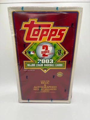 2003 Topps Serie 2 Béisbol Sellado de Fábrica HTA Hobby Box 12 Paquetes 35 Tarjetas   Foto 1 de 4