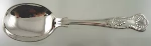 KINGS ROUND OR GUMBO SOUP SPOON BY SANDERS & BOWERS SHEFFIELD ENGLAND - Picture 1 of 3