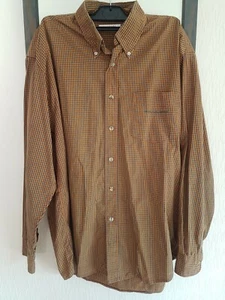 Sonneti Brown/blue Checked Shirt. Mens Size 2/M. Vintage Retro 90s. Used Vgc - Picture 1 of 10