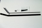 2 X NEW BLACK ANGLED CAT PROOFING  FENCE / WALL BRACKETS CATIO ENCLOSURE *