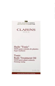 CLARINS Huile Tonico Trattamento Corpo Olio Rassodante Tonificante 3,4 Oz 100ml Spedizione Gratuita - Foto 1 di 3