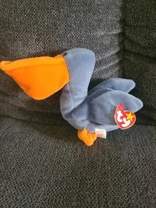 1996-rare, pvc pellets- scoop beanie baby with tag errors - Picture 1 of 4