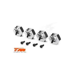 Team Magic Optional E5 - Clamp Type Wheel Hexes 14mm - Titanium (4 pcs) - TM5101 - Picture 1 of 1