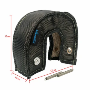 GTX3582R GT35R GTX35 Fibra de Carbono Turbo Cargador Manta Protector Térmico Cubierta Para T3 - Imagen 1 de 8