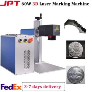 60W JPT 3D MOPA M7 Fiber Laser Engraver Deep Engraving Marking Machine 175*175mm - Picture 1 of 10