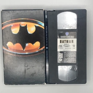 Batman (1989), VHS Movie, Warner Home Video (1989), Keaton x Nicholson x Burton - Picture 1 of 4