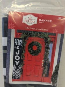 Banner de porche de Navidad decoraciones puerta de patio interior exterior frontal - Imagen 1 de 1