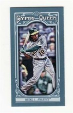2013 Topps Gypsy Queen Mini #214 Jemile Weeks - Flat S/H