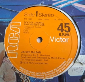 JACKIE MCLEAN - DR JACKYLL AND MISTER FUNK 12" PC 1575 RCA RECORDS 1979 VG+! - Picture 1 of 1