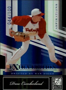 2007 Donruss Elite Extra Edition Aspirations #100 Drew Cumberland /100