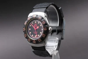 *Quasi come nuovo* Tag Heuer Formula 1 Professional WA1217 nero rosa 200 m orologio al quarzo - Foto 1 di 10