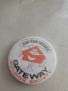 Gateway Building Society Vintage Badge - Picture 1 of 3