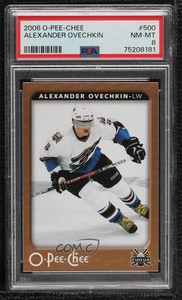 2006-07 O-Pee-Chee Alex Ovechkin #500 PSA 8