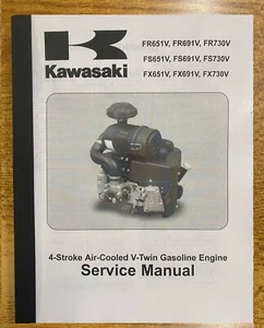 Service Repair Manual Fits Kawasaki FR651V FR691V FR730V FS651V FS69 Lawn Mower - Picture 1 of 15